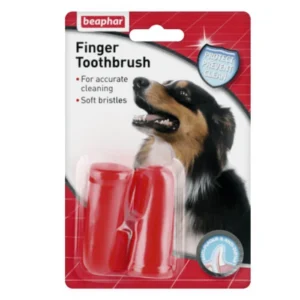Beaphar – Cepillo Dental de Dedo para Perros y Gatos (Pack 2u)
