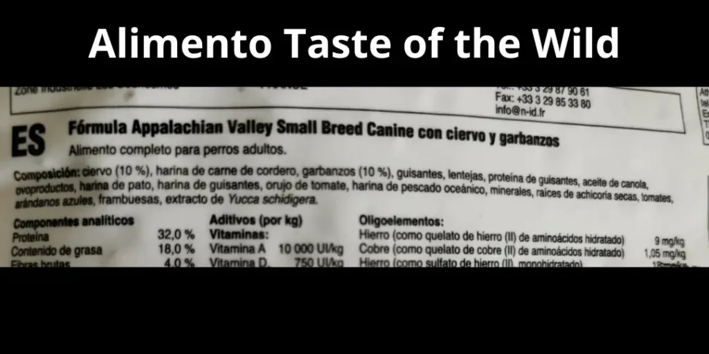 Ejemplos de buenos ingrediente en alimentos para perros 2