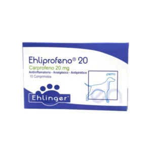 Ehliprofeno 20 mg – Antiinflamatorio para Perros (10 Comprimidos)
