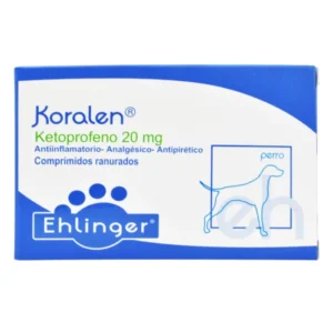 Koralen 20 mg – Antiinflamatorio para Perros (10 Comprimidos)