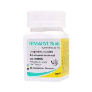 Rimadyl 25 mg – Antiinflamatorio para Perros (14 Comprimidos)