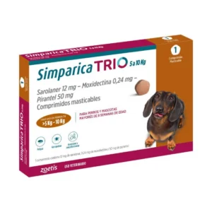 Simparica Trio – Antiparasitario Interno/Externo para Perros