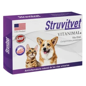 Struvitvet – Suplemento Urinario para Perros y Gatos (Vitanimal)