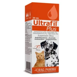Ultrafil Plus Suspensión Ótica (20 mL) – Perros y Gatos
