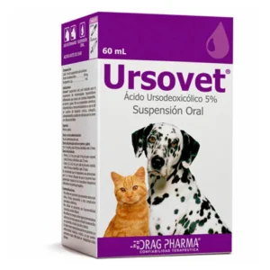 Ursovet Suspensión Oral – Hepatoprotector para Perros y Gatos (60 mL)